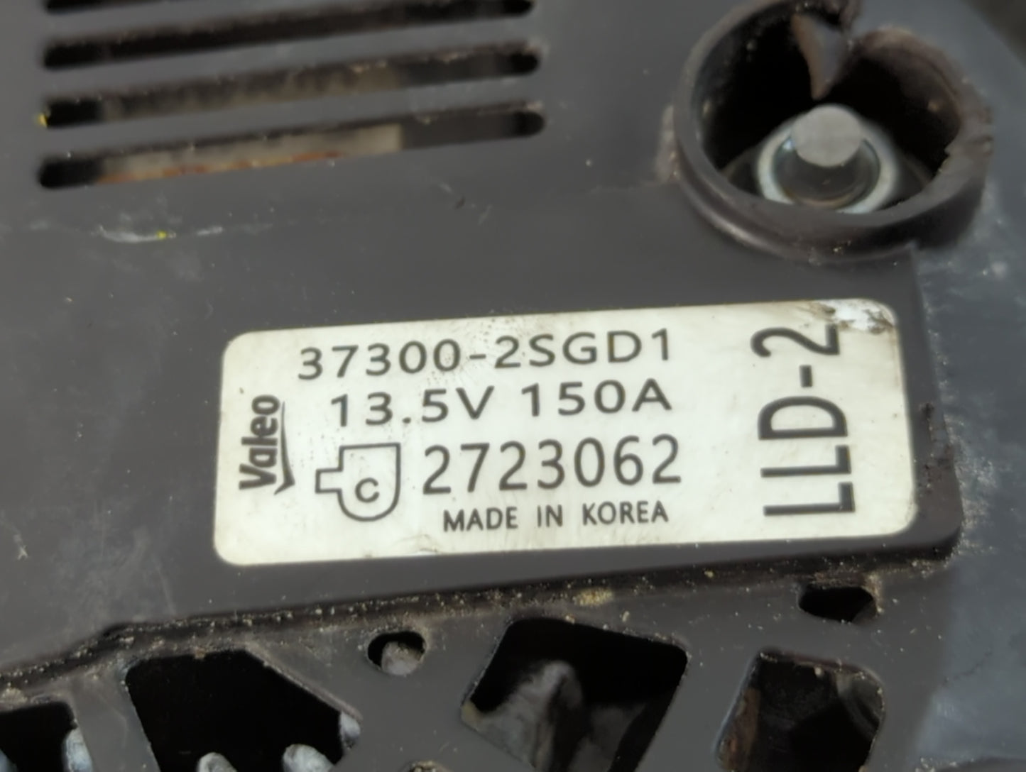 2011-2015 Dodge Durango Alternator Replacement Generator Charging Assembly Engine OEM P/N:37300-2SGD1 2723062 Fits OEM Used 