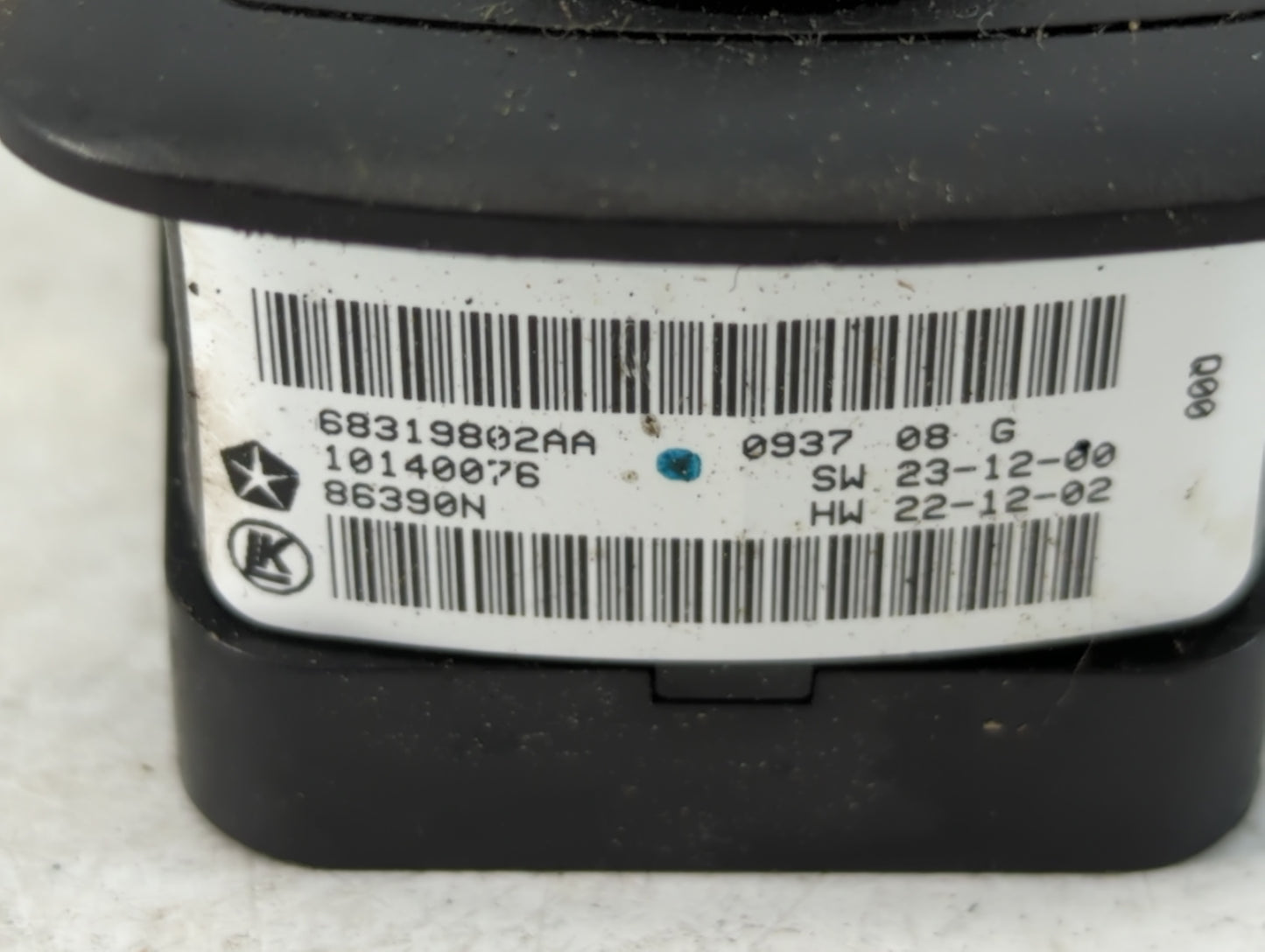 2016-2021 Dodge Durango Master Power Window Switch Replacement Driver Side Left P/N:68319802AA Fits OEM Used Auto Parts - Oe