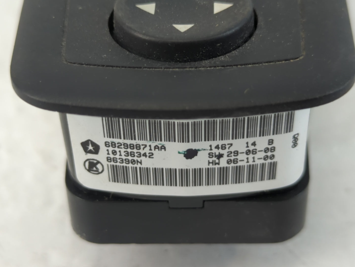 2012-2020 Dodge Grand Caravan Master Power Window Switch Replacement Driver Side Left P/N:68298871AA Fits OEM Used Auto Part