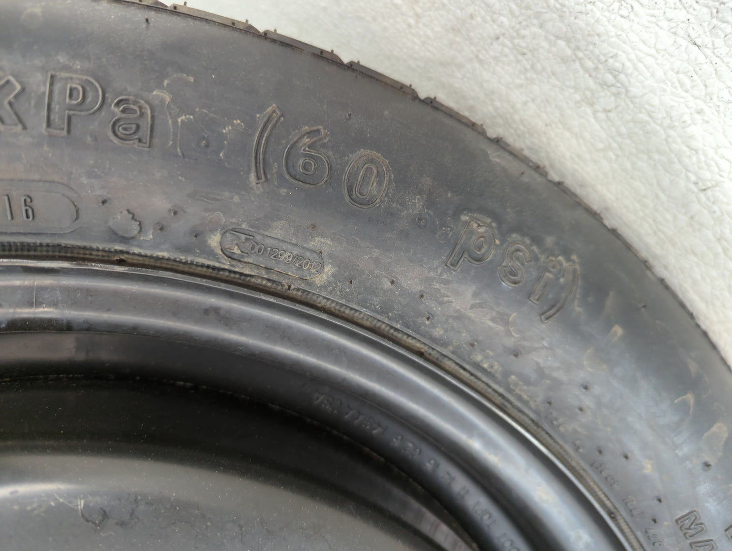 2012-2020 Dodge Grand Caravan Spare Donut Tire Wheel Rim Oem - Oemusedautoparts1.com
