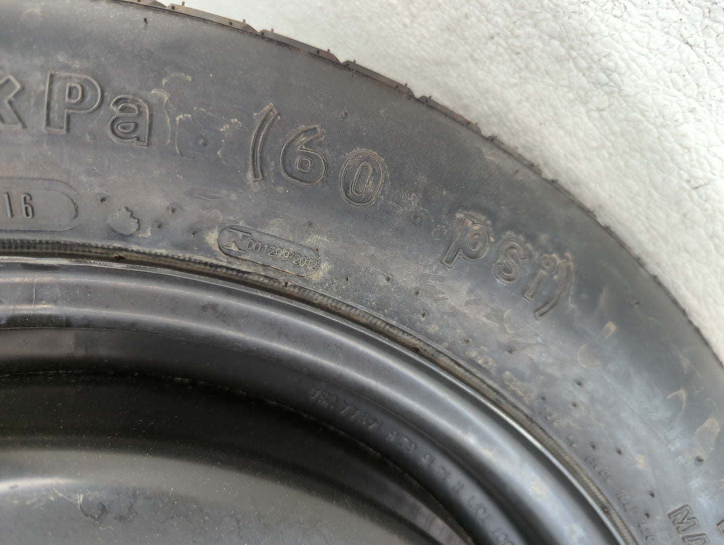 2012-2020 Dodge Grand Caravan Spare Donut Tire Wheel Rim Oem - Oemusedautoparts1.com