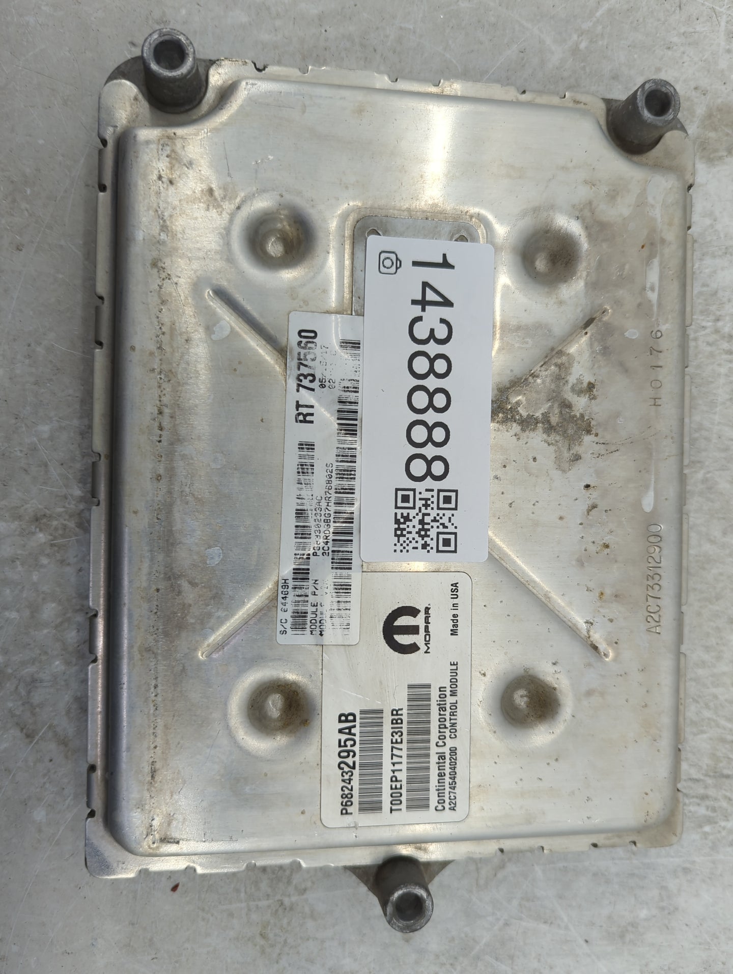 2016-2020 Dodge Grand Caravan PCM Engine Control Computer ECU ECM PCU OEM P/N:P68243295AB T00EP1177E3IBR Fits OEM Used Auto 
