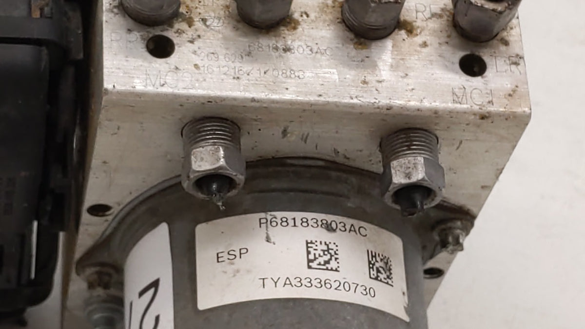 2015-2020 Dodge Grand Caravan Anti-Lock Brake ABS Pump Module Actuator OEM P/N:P68183803AC 68183803AC Fits OEM Used Auto Par