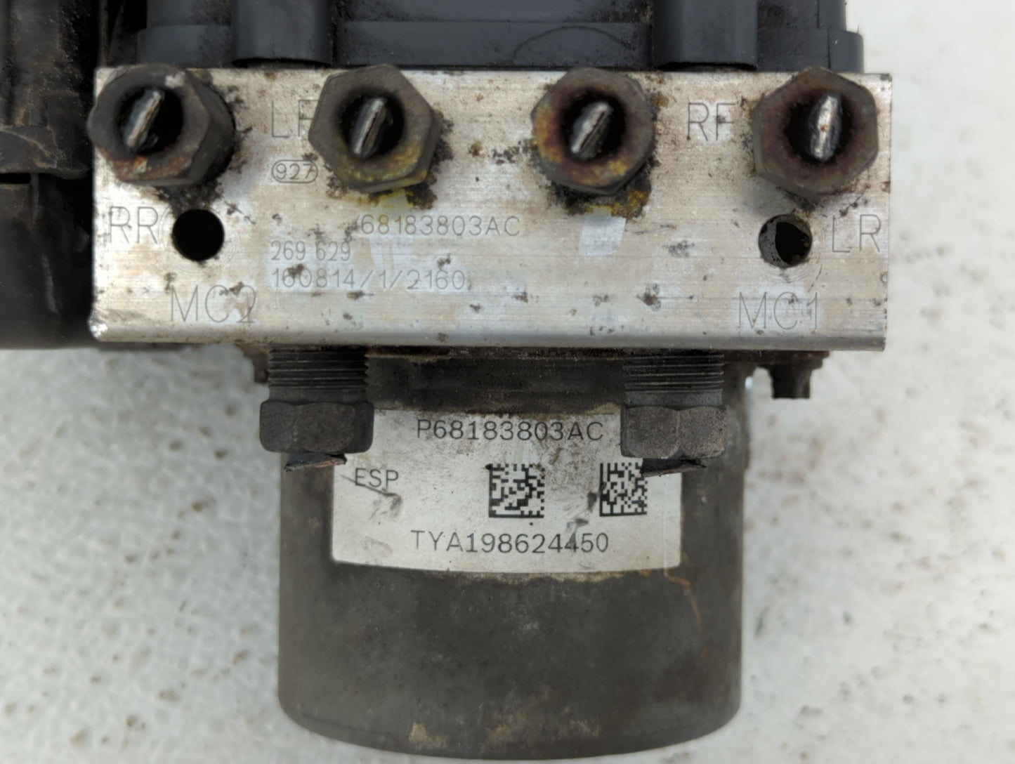 2015-2018 Dodge Grand Caravan ABS Pump Control Module Replacement P/N:P68443867AA 68183803AC Fits Fits 2015 2016 2017 2018 O