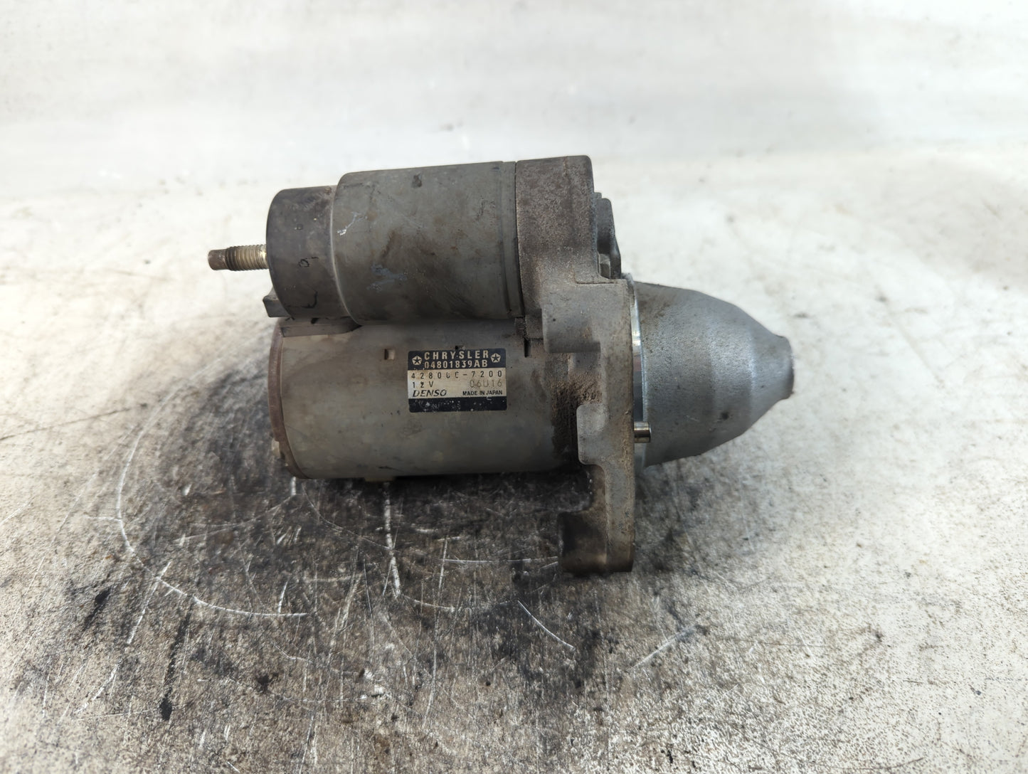 2011-2020 Dodge Grand Caravan Car Starter Motor Solenoid OEM P/N:428000-7200 04801839AB Fits OEM Used Auto Parts - Oemusedau