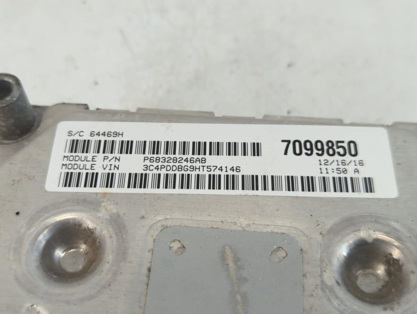 2016-2019 Dodge Journey PCM Engine Control Computer ECU ECM PCU OEM P/N:P68259135AB Fits Fits 2016 2017 2018 2019 OEM Used A