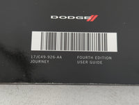 2017 Dodge Journey Owners Manual Book Guide P/N:17JC49-926-AA OEM Used Auto Parts - Oemusedautoparts1.com