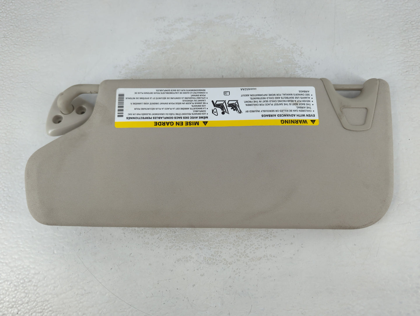 2017 Dodge Journey Sun Visor Shade Replacement Passenger Right Mirror Fits OEM Used Auto Parts - Oemusedautoparts1.com