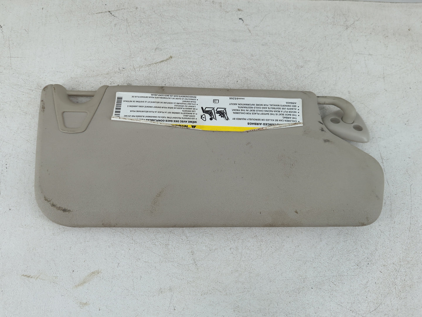 2017 Dodge Journey Sun Visor Shade Replacement Passenger Right Mirror Fits OEM Used Auto Parts - Oemusedautoparts1.com