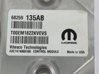 2016-2019 Dodge Journey PCM Engine Control Computer ECU ECM PCU OEM P/N:68259135AB Fits Fits 2016 2017 2018 2019 OEM Used Au