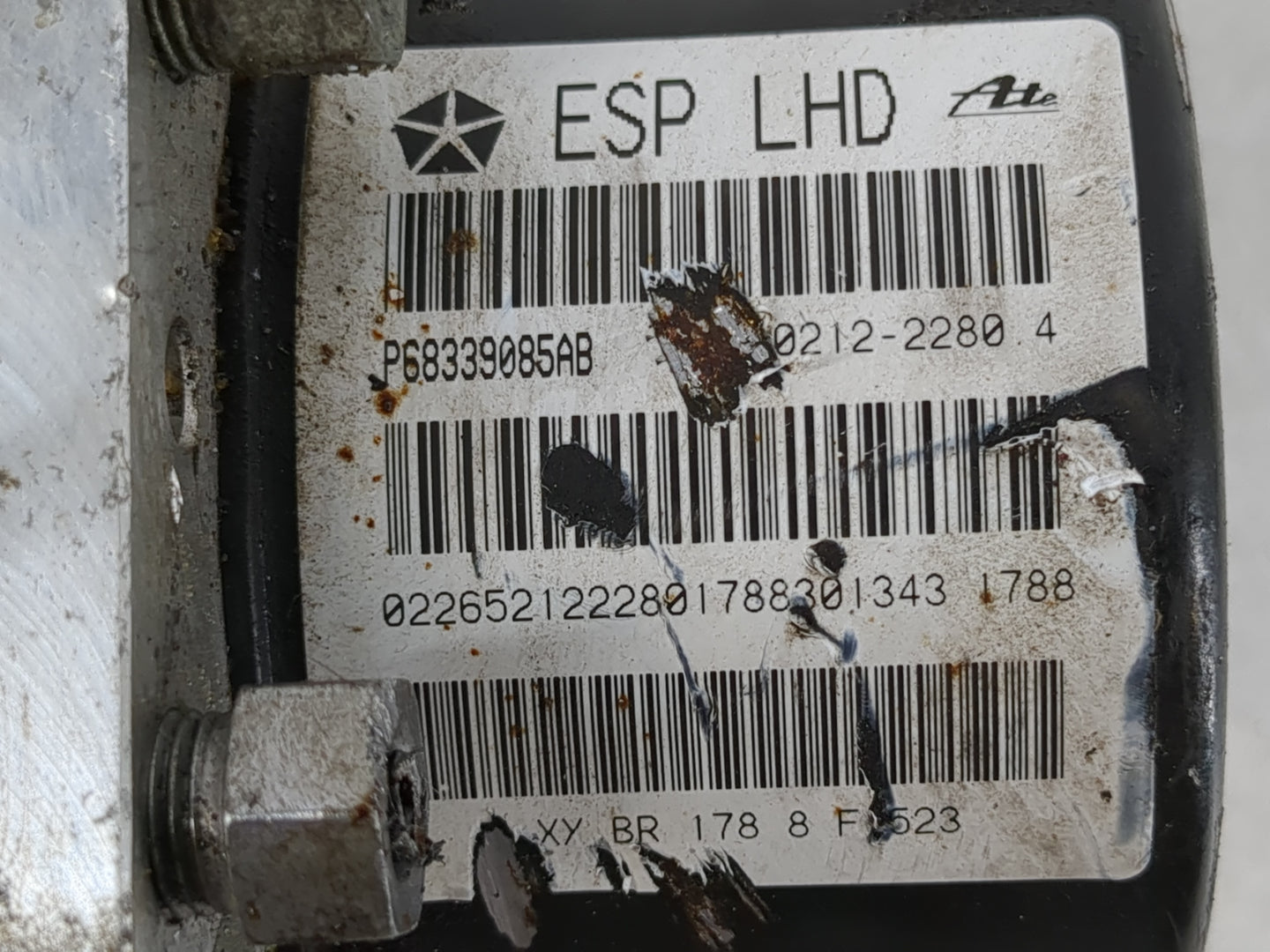 2017 Dodge Journey ABS Pump Control Module Replacement P/N:P68339085AB Fits OEM Used Auto Parts - Oemusedautoparts1.com