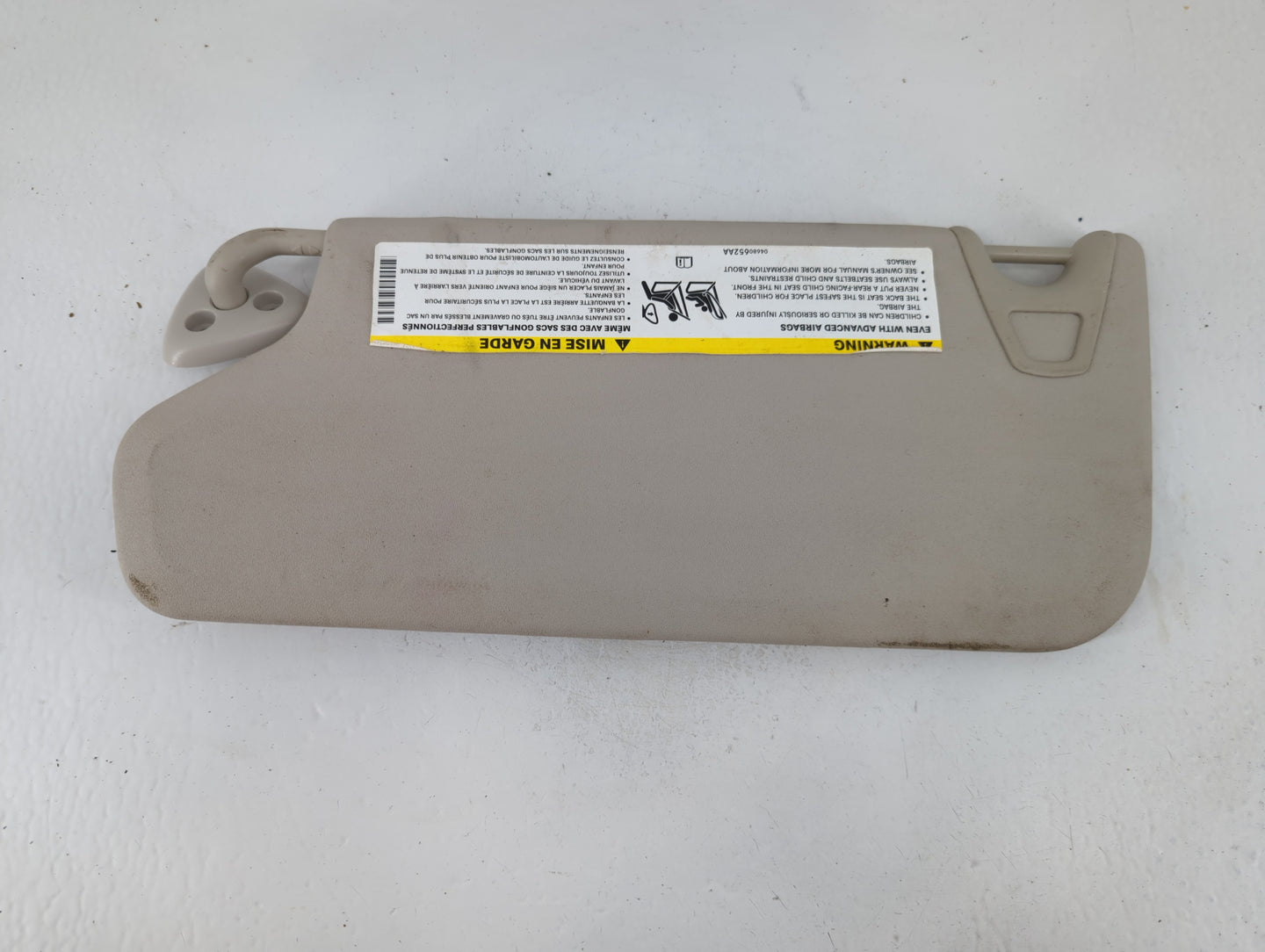 2017 Dodge Journey Sun Visor Shade Replacement Passenger Right Mirror Fits OEM Used Auto Parts - Oemusedautoparts1.com
