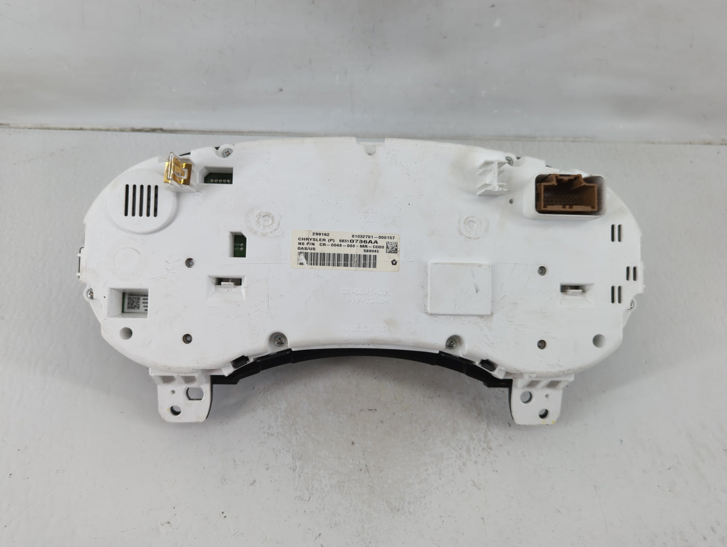 2017 Dodge Journey Instrument Cluster Speedometer Gauges P/N:68310786AA Fits OEM Used Auto Parts - Oemusedautoparts1.com