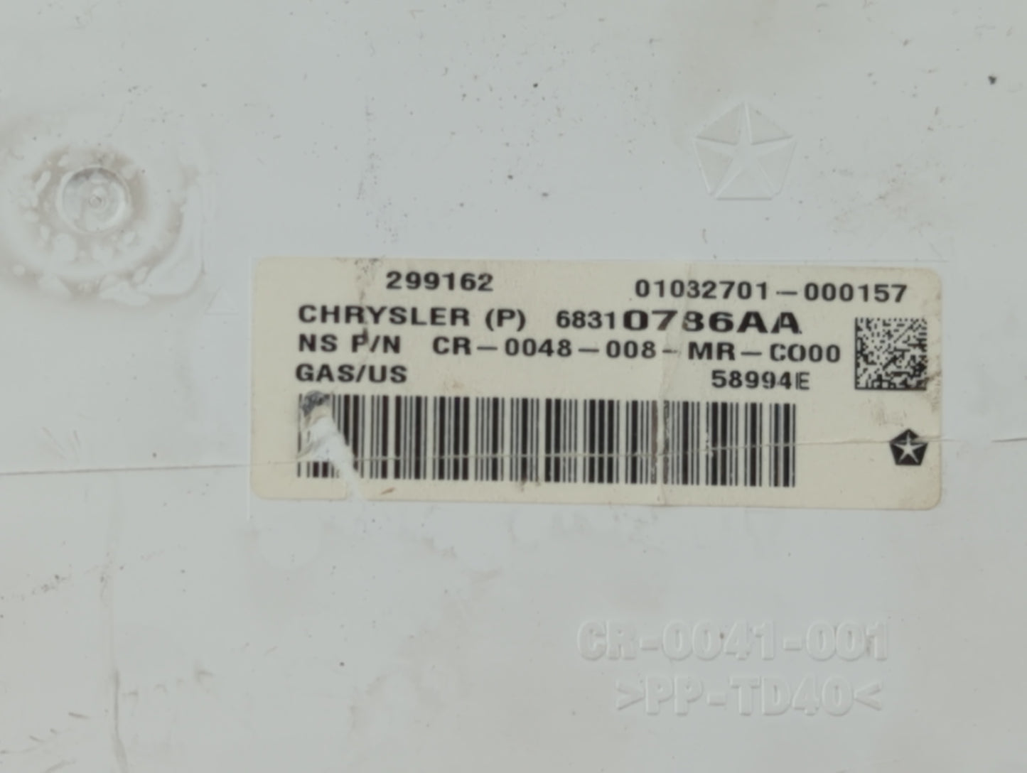 2017 Dodge Journey Instrument Cluster Speedometer Gauges P/N:68310786AA Fits OEM Used Auto Parts - Oemusedautoparts1.com
