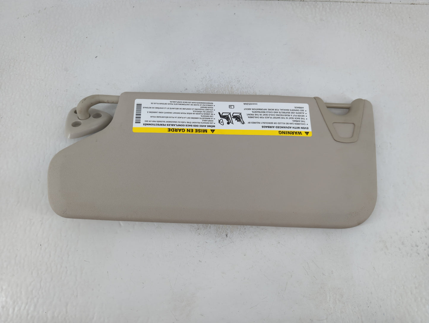 2017 Dodge Journey Sun Visor Shade Replacement Passenger Right Mirror Fits OEM Used Auto Parts - Oemusedautoparts1.com