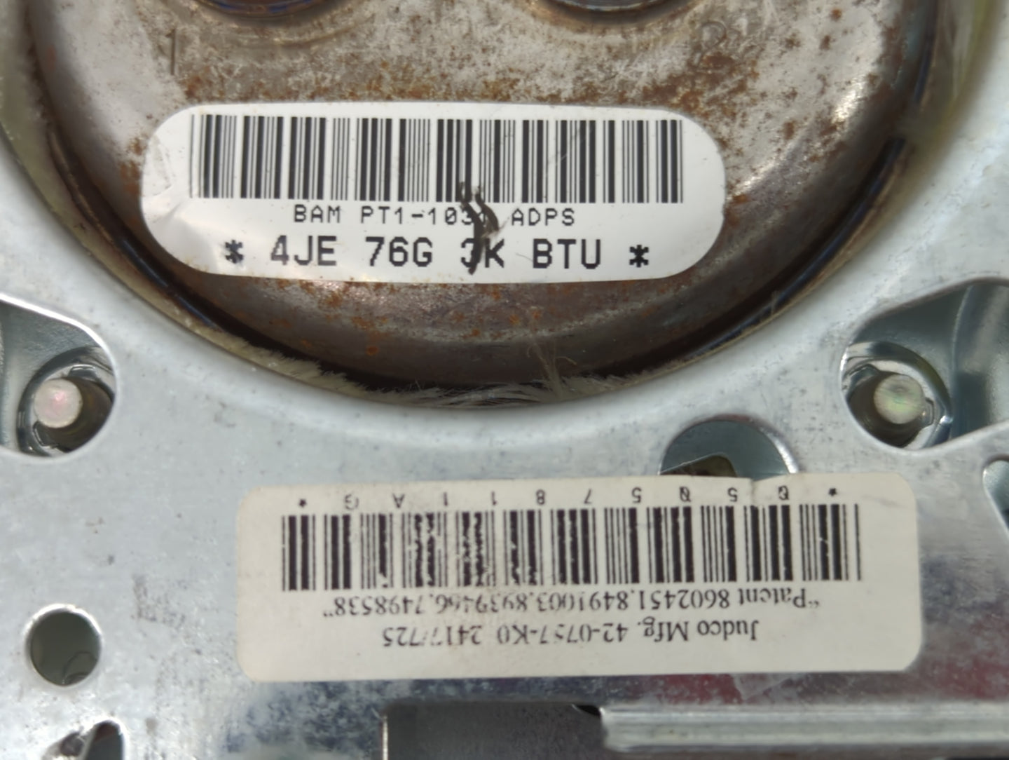 2020-2020 Dodge Journey Air Bag Driver Left Steering Wheel Mounted 1130185 - Oemusedautoparts1.com