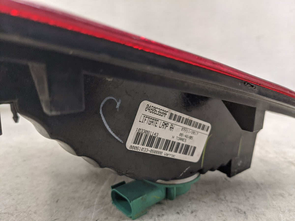 2017 Dodge Journey Passenger Right Side Deck Lid Mounted Tail Light 1130304 - Oemusedautoparts1.com