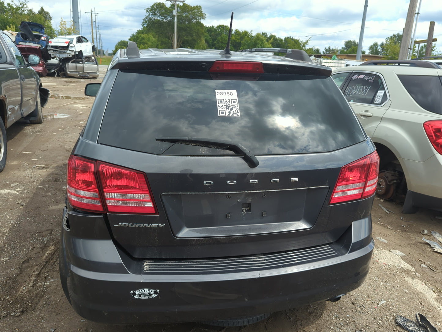 2017 Dodge Journey Trunk/decklid/hatch/tailgate Oem - Oemusedautoparts1.com