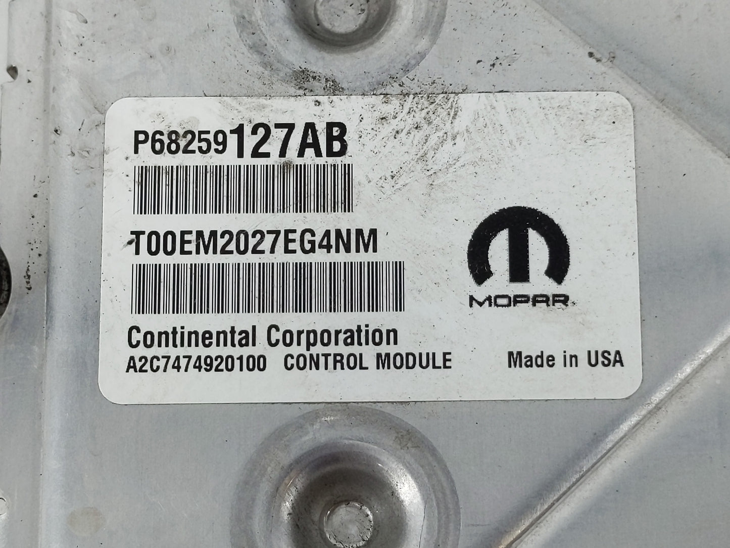 2016-2020 Dodge Journey PCM Engine Control Computer ECU ECM PCU OEM P/N:P68259127AB Fits Fits 2016 2017 2018 2019 2020 OEM U