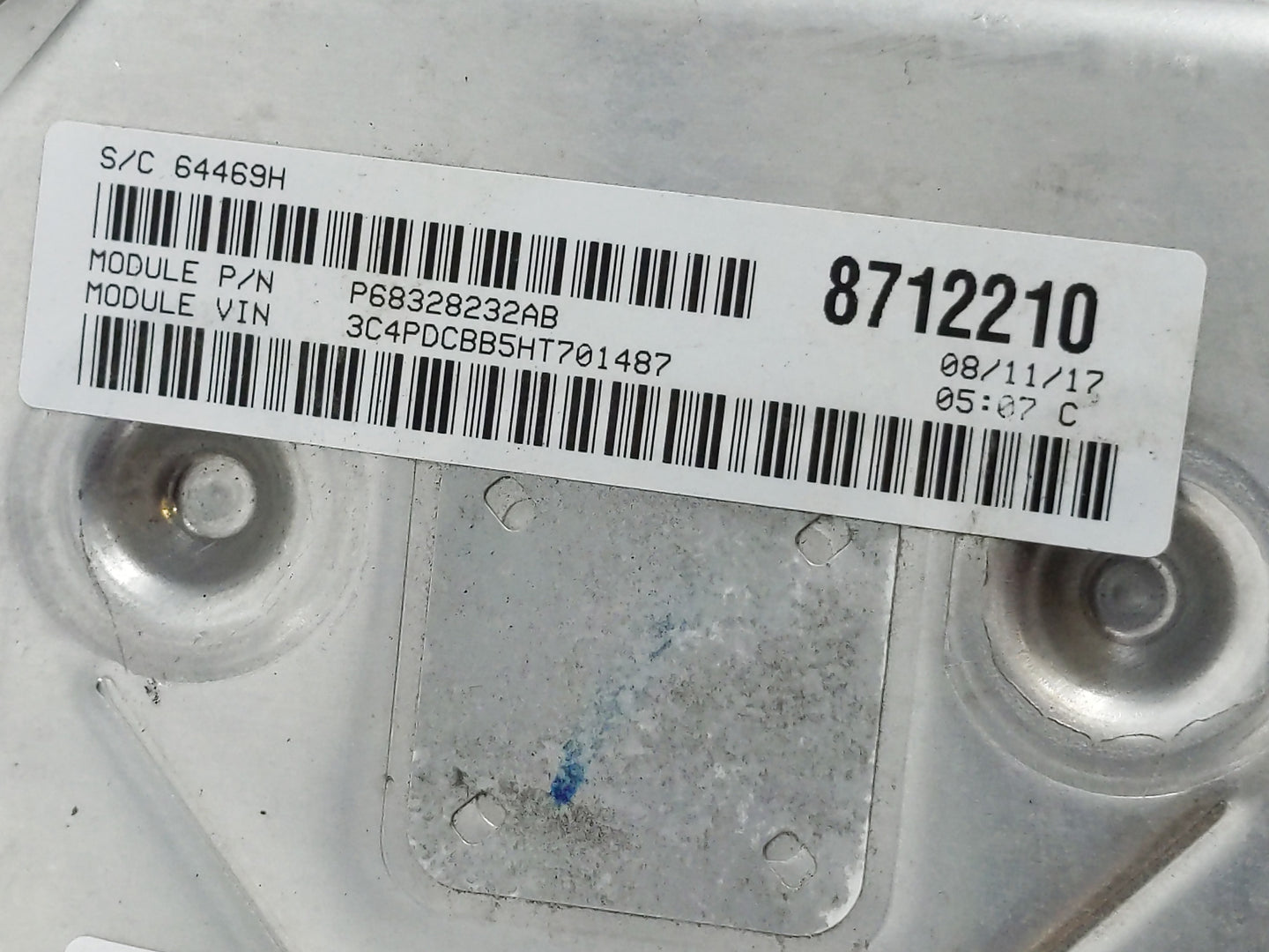 2016-2020 Dodge Journey PCM Engine Control Computer ECU ECM PCU OEM P/N:P68259127AB Fits Fits 2016 2017 2018 2019 2020 OEM U
