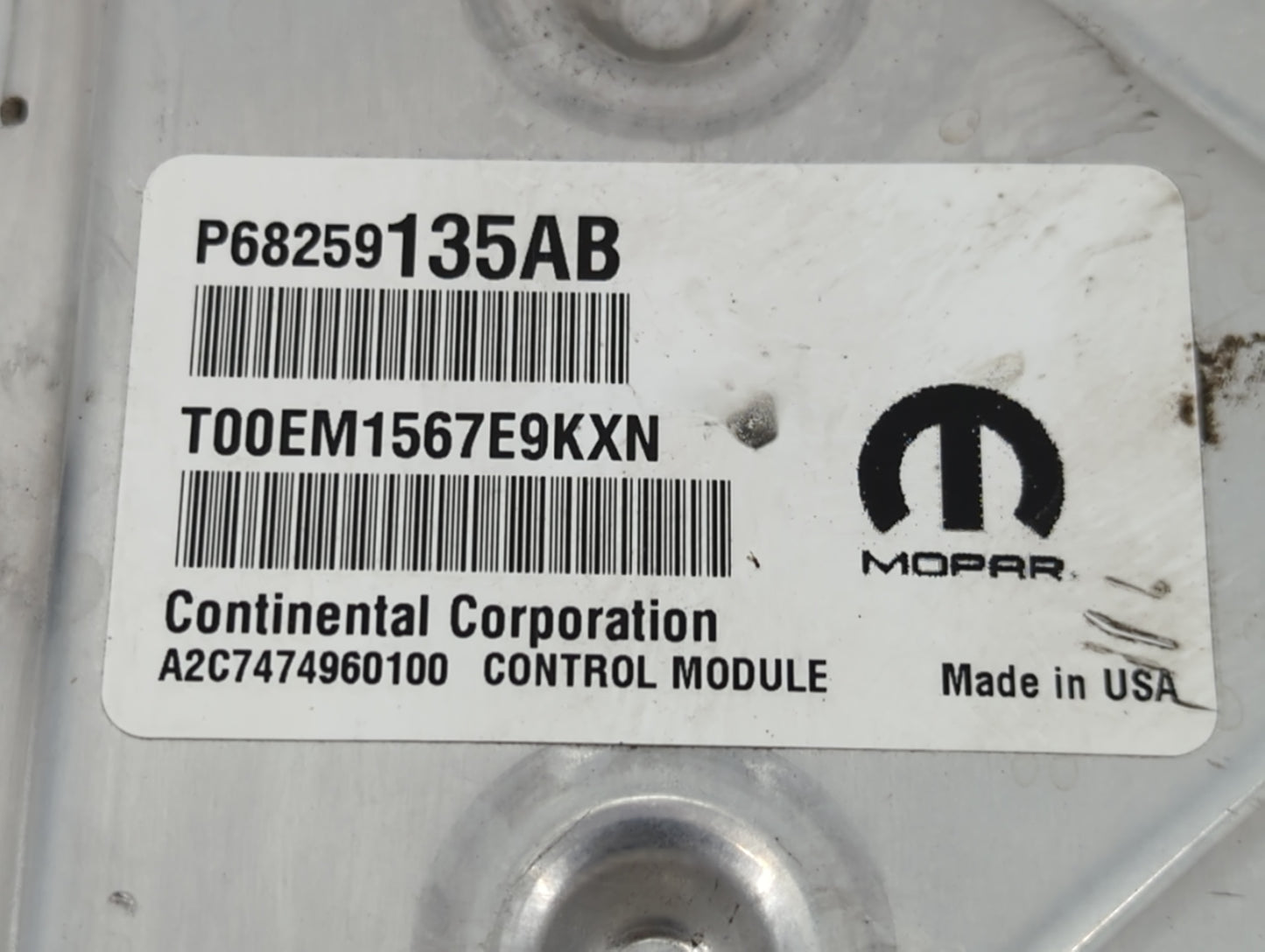 2016-2019 Dodge Journey PCM Engine Control Computer ECU ECM PCU OEM P/N:P68259135AB Fits Fits 2016 2017 2018 2019 OEM Used A