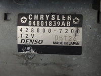 2011-2019 Dodge Journey Car Starter Motor Solenoid OEM P/N:428000-7202 Fits OEM Used Auto Parts - Oemusedautoparts1.com