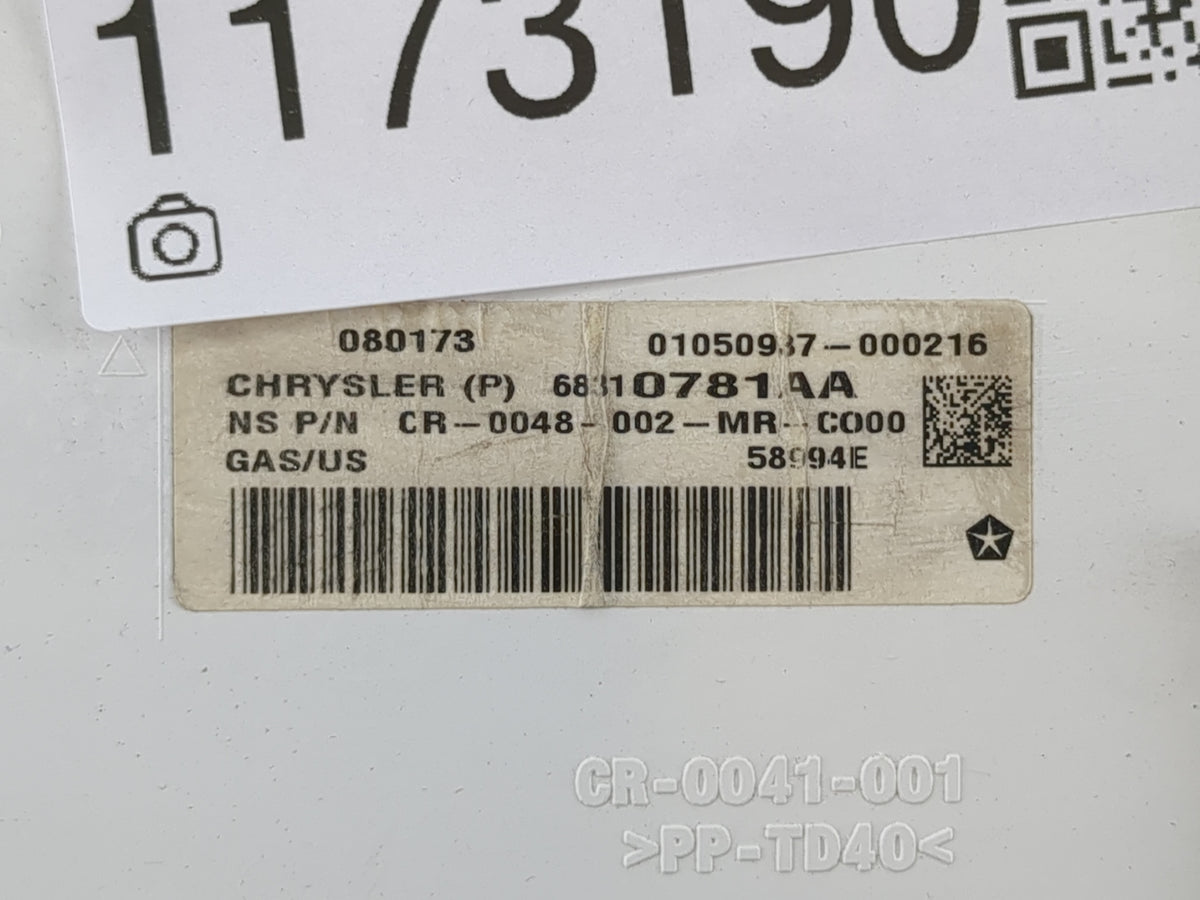 2017 Dodge Journey Instrument Cluster Speedometer Gauges P/N:68310781AA Miles: Fits OEM Used Auto Parts - Oemusedautoparts1.