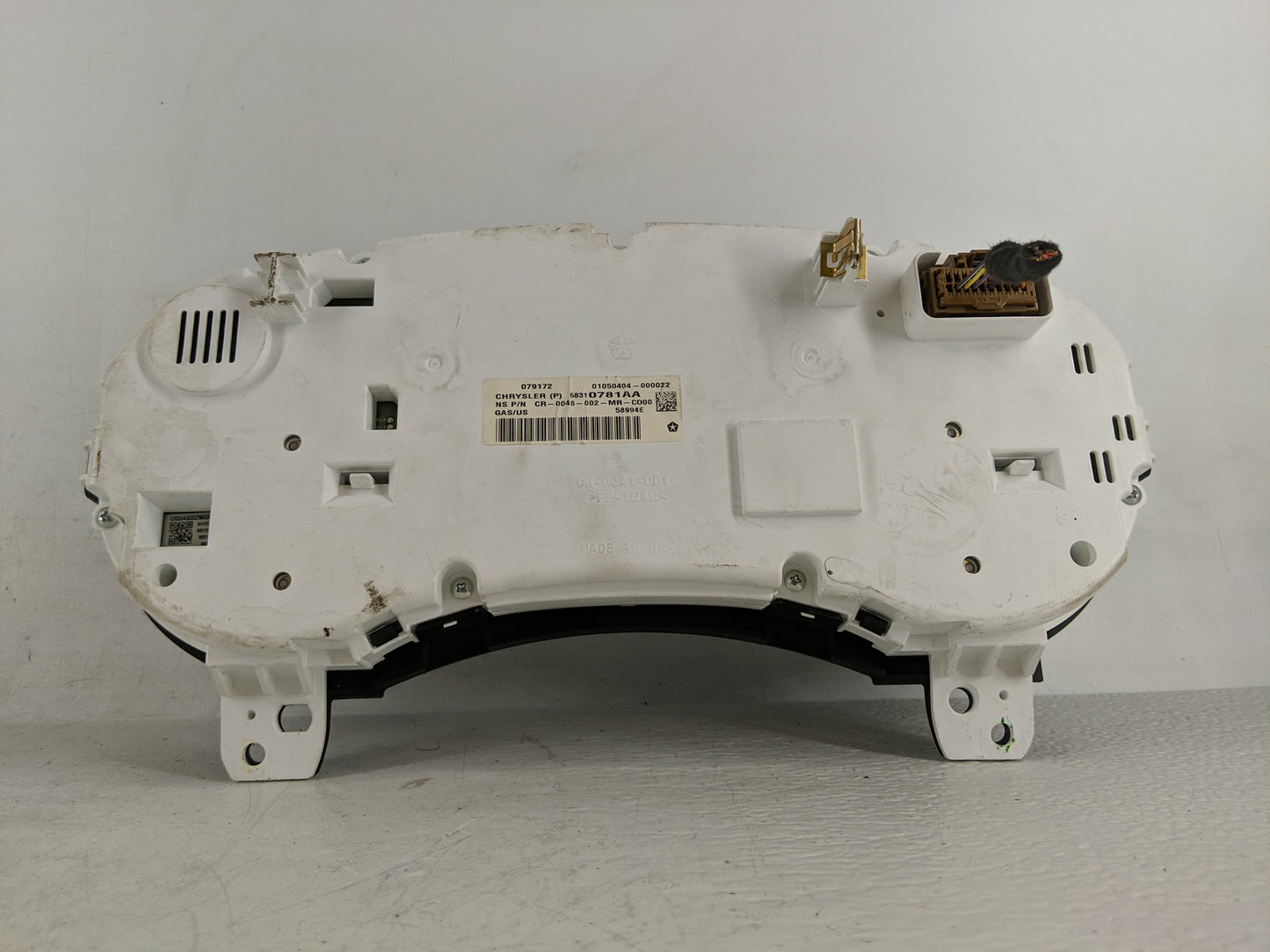 2017 Dodge Journey Instrument Cluster Speedometer Gauges P/N:68310781AA Fits OEM Used Auto Parts - Oemusedautoparts1.com