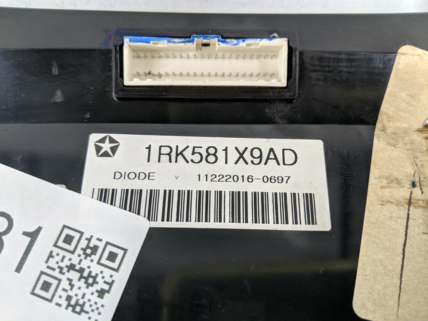 2011-2017 Dodge Journey Climate Control Module Temperature AC/Heater Replacement P/N:1RK581X9AD Fits OEM Used Auto Parts - O