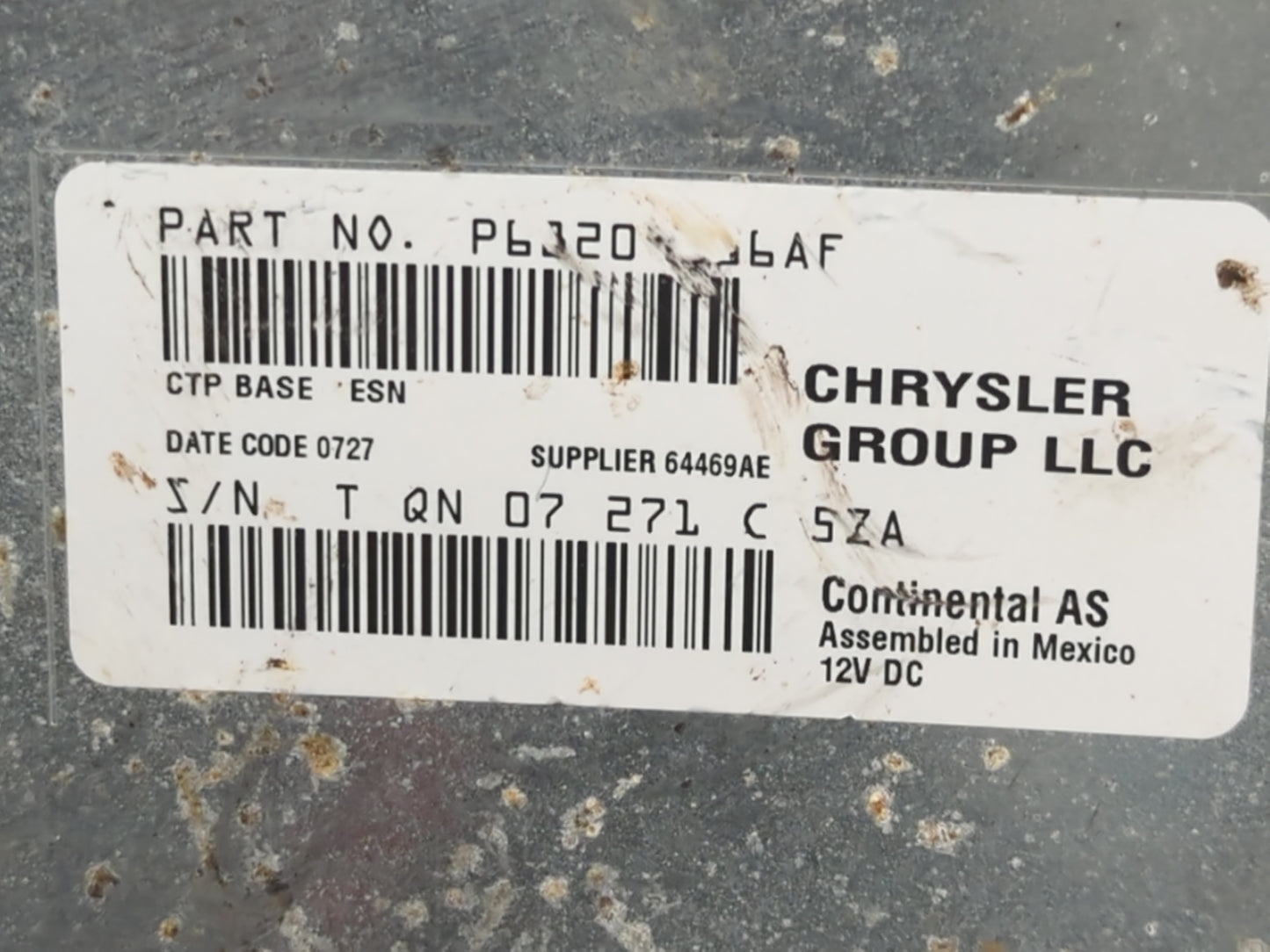 2018-2020 Dodge Journey Radio AM FM Cd Player Receiver Replacement Fits Fits 2018 2019 2020 OEM Used Auto Parts - Oemusedaut