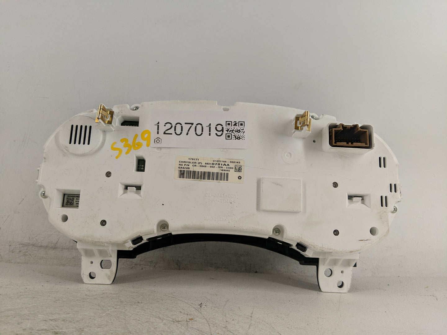 2017 Dodge Journey Instrument Cluster Speedometer Gauges P/N:68310781AA Fits OEM Used Auto Parts - Oemusedautoparts1.com