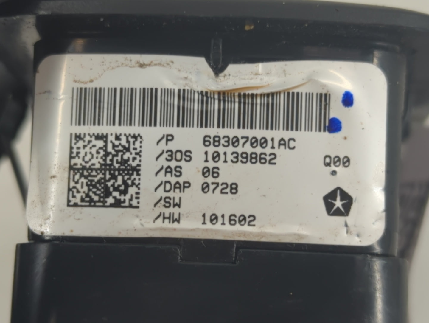 2018-2020 Dodge Journey Master Power Window Switch Replacement Driver Side Left P/N:68307001AC Fits Fits 2018 2019 2020 OEM 