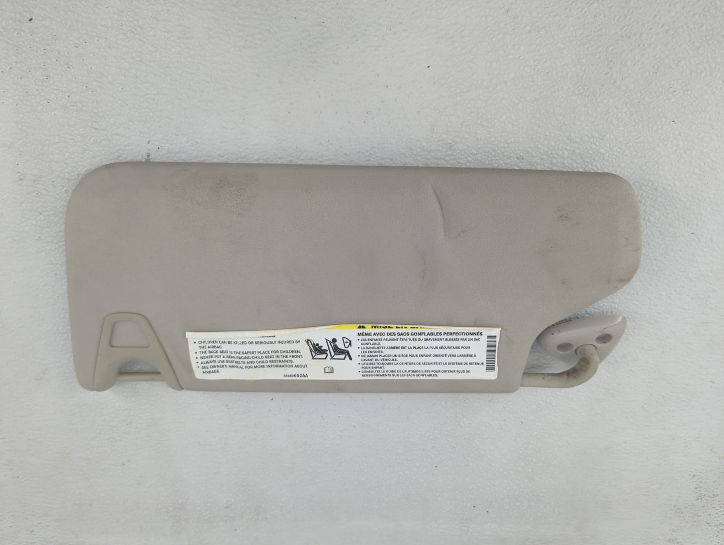 2017 Dodge Journey Sun Visor Shade Replacement Driver Left Mirror Fits OEM Used Auto Parts - Oemusedautoparts1.com
