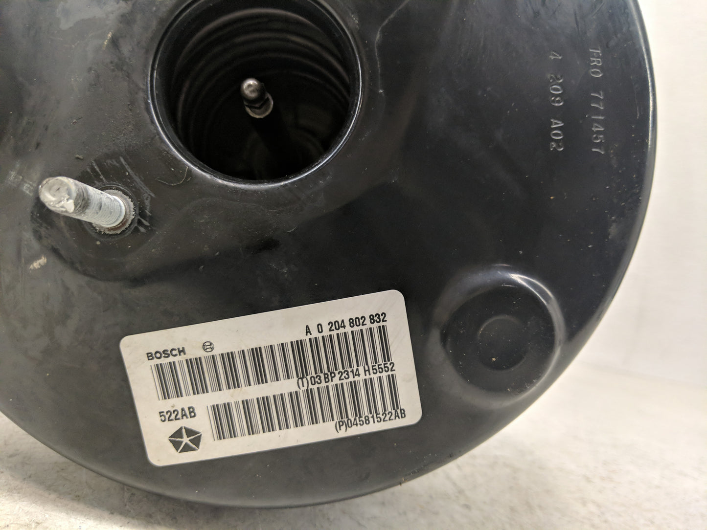2017 Dodge Journey Power Brake Booster Oem - Oemusedautoparts1.com