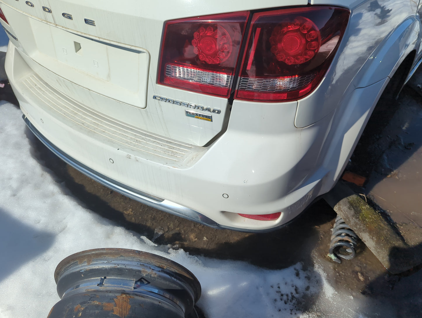 2014-2020 Dodge Journey Rear Bumper Assembly Oem - Oemusedautoparts1.com