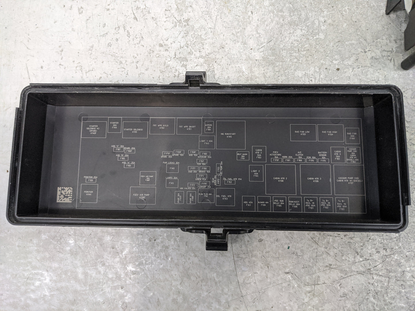 2017 Dodge Journey Fusebox Fuse Box Panel Relay Module P/N:68143317AE Fits OEM Used Auto Parts - Oemusedautoparts1.com
