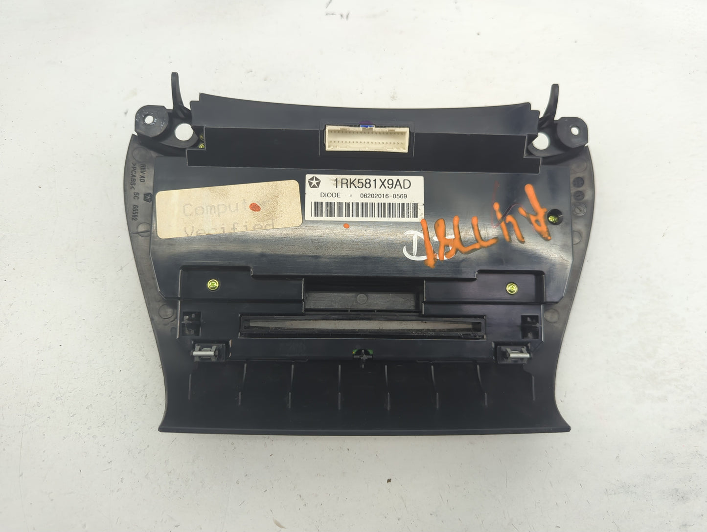 2011-2017 Dodge Journey Climate Control Module Temperature AC/Heater Replacement P/N:1RK581X9AD Fits OEM Used Auto Parts - O