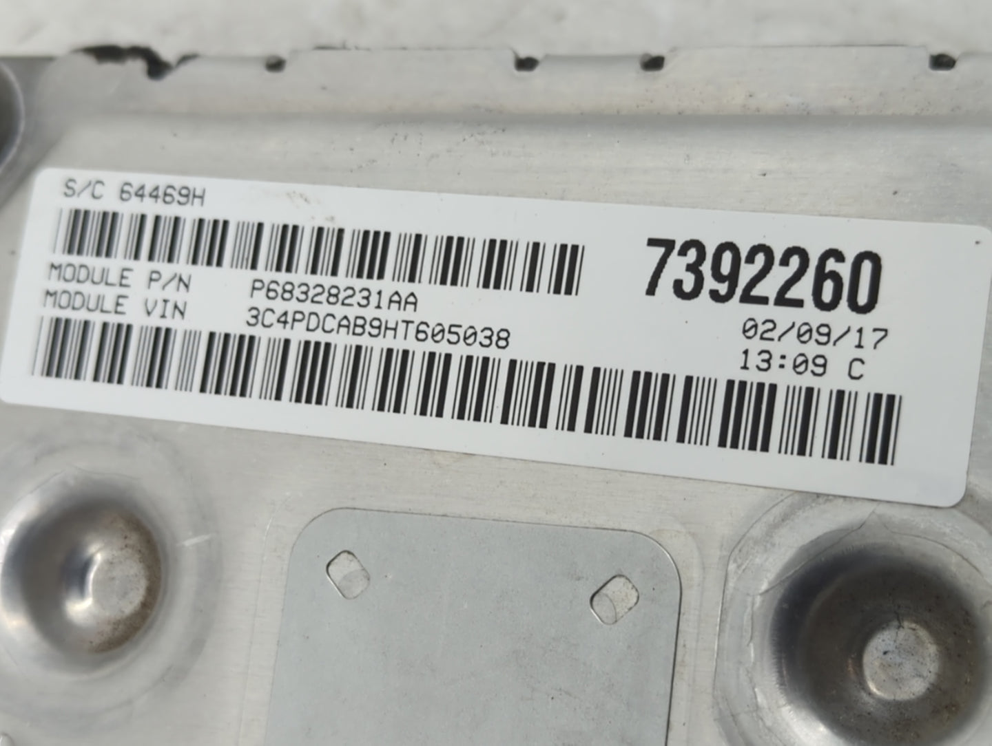 2016-2020 Dodge Journey PCM Engine Control Computer ECU ECM PCU OEM P/N:68259127AB Fits Fits 2016 2017 2018 2019 2020 OEM Us