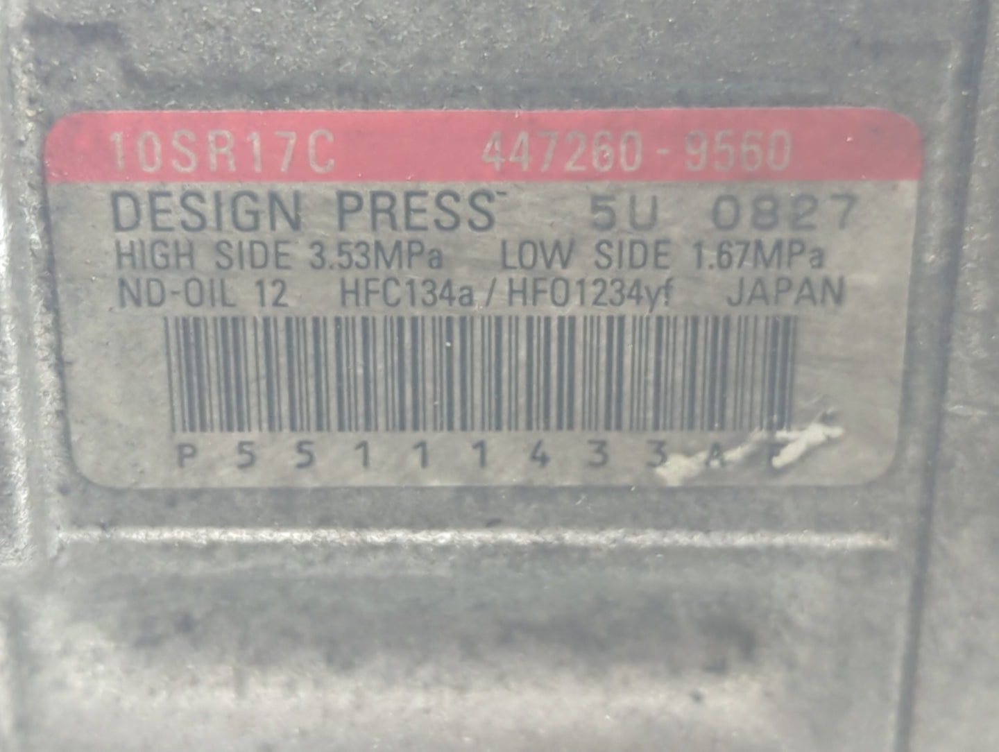2009-2020 Dodge Journey Air Conditioning A/c Ac Compressor Oem - Oemusedautoparts1.com