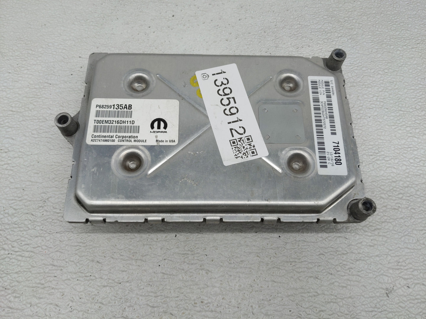 2016-2019 Dodge Journey PCM Engine Control Computer ECU ECM PCU OEM P/N:P68259135AB Fits Fits 2016 2017 2018 2019 OEM Used A