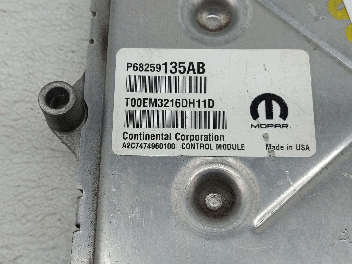 2016-2019 Dodge Journey PCM Engine Control Computer ECU ECM PCU OEM P/N:P68259135AB Fits Fits 2016 2017 2018 2019 OEM Used A