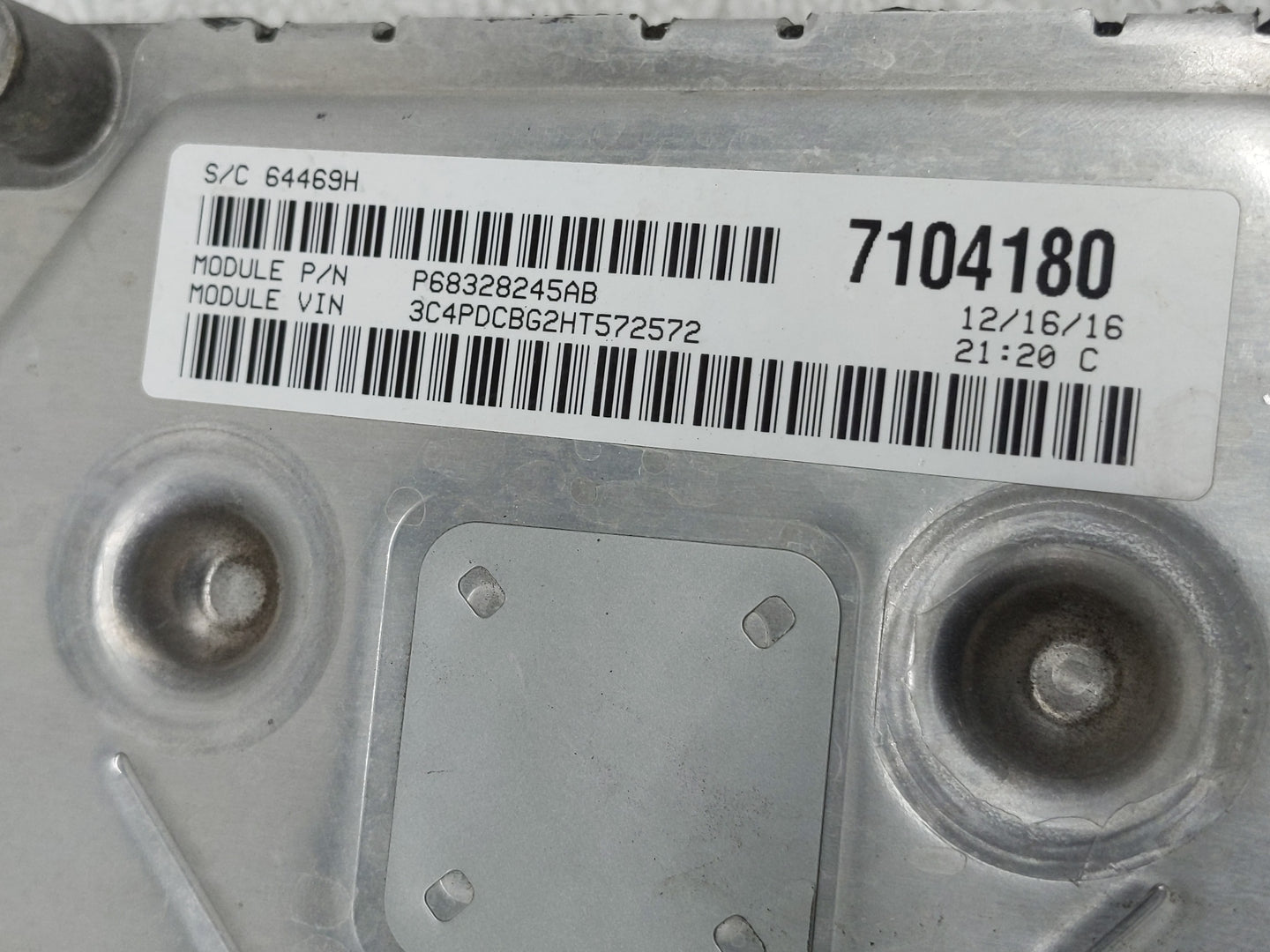 2016-2019 Dodge Journey PCM Engine Control Computer ECU ECM PCU OEM P/N:P68259135AB Fits Fits 2016 2017 2018 2019 OEM Used A
