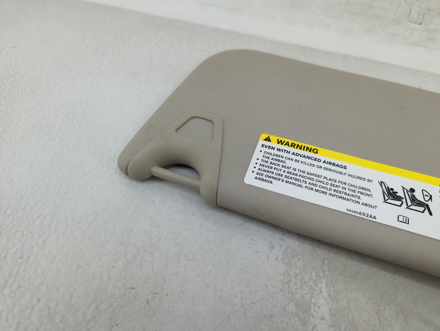 2017 Dodge Journey Sun Visor Shade Replacement Passenger Right Mirror Fits OEM Used Auto Parts - Oemusedautoparts1.com