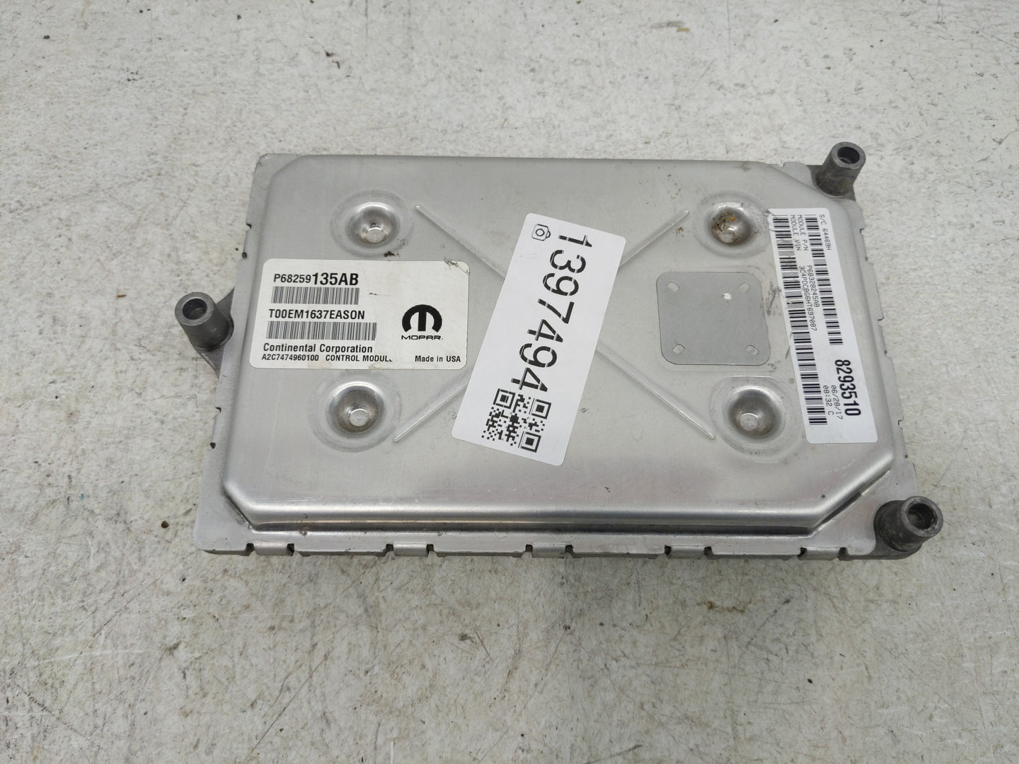 2016-2019 Dodge Journey PCM Engine Control Computer ECU ECM PCU OEM P/N:P68328245AB P68259135AB Fits Fits 2016 2017 2018 201