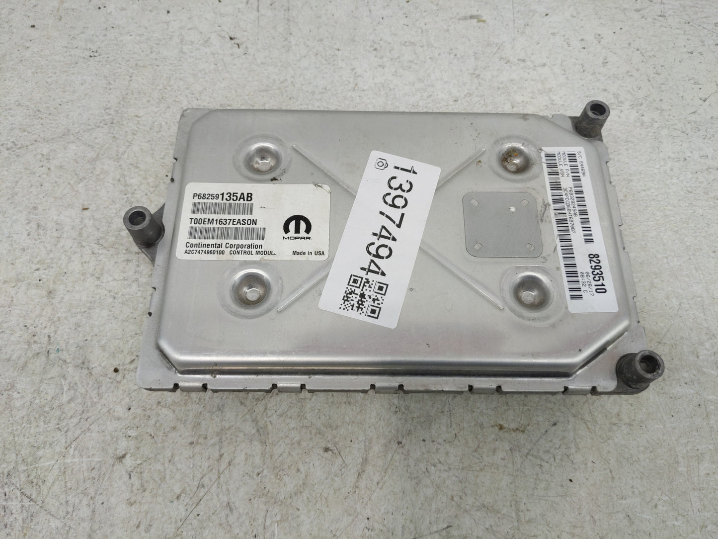 2016-2019 Dodge Journey PCM Engine Control Computer ECU ECM PCU OEM P/N:P68328245AB P68259135AB Fits Fits 2016 2017 2018 201