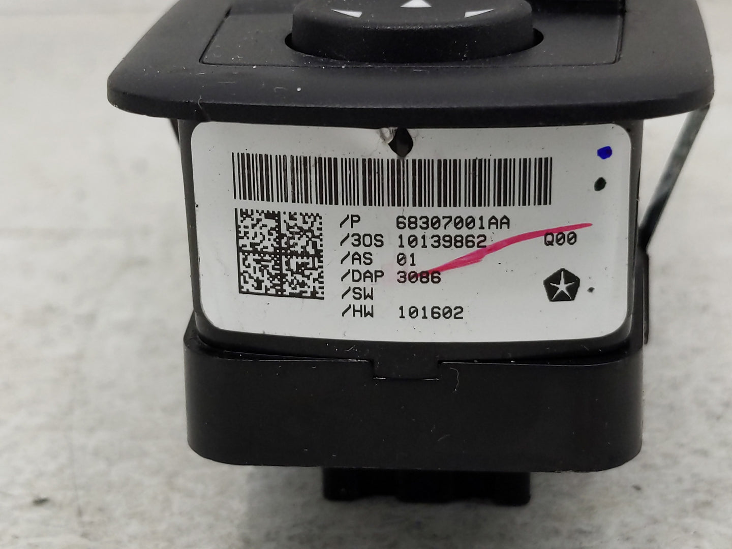 2018-2020 Dodge Journey Master Power Window Switch Replacement Driver Side Left P/N:68307001AA Fits Fits 2018 2019 2020 OEM 
