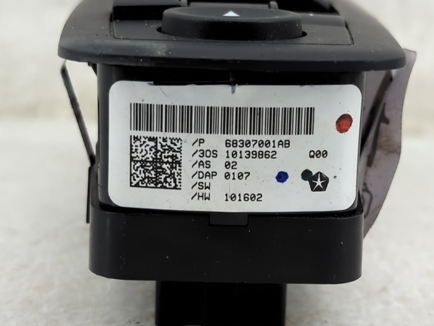 2018-2020 Dodge Journey Master Power Window Switch Replacement Driver Side Left P/N:68307001AB Fits Fits 2018 2019 2020 OEM 