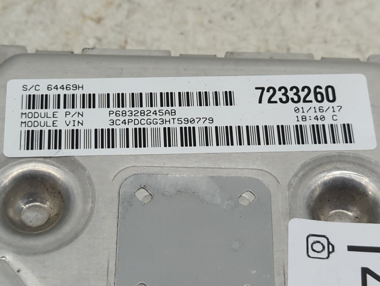 2016-2019 Dodge Journey PCM Engine Control Computer ECU ECM PCU OEM P/N:P68328245AB P68259135AB Fits Fits 2016 2017 2018 201
