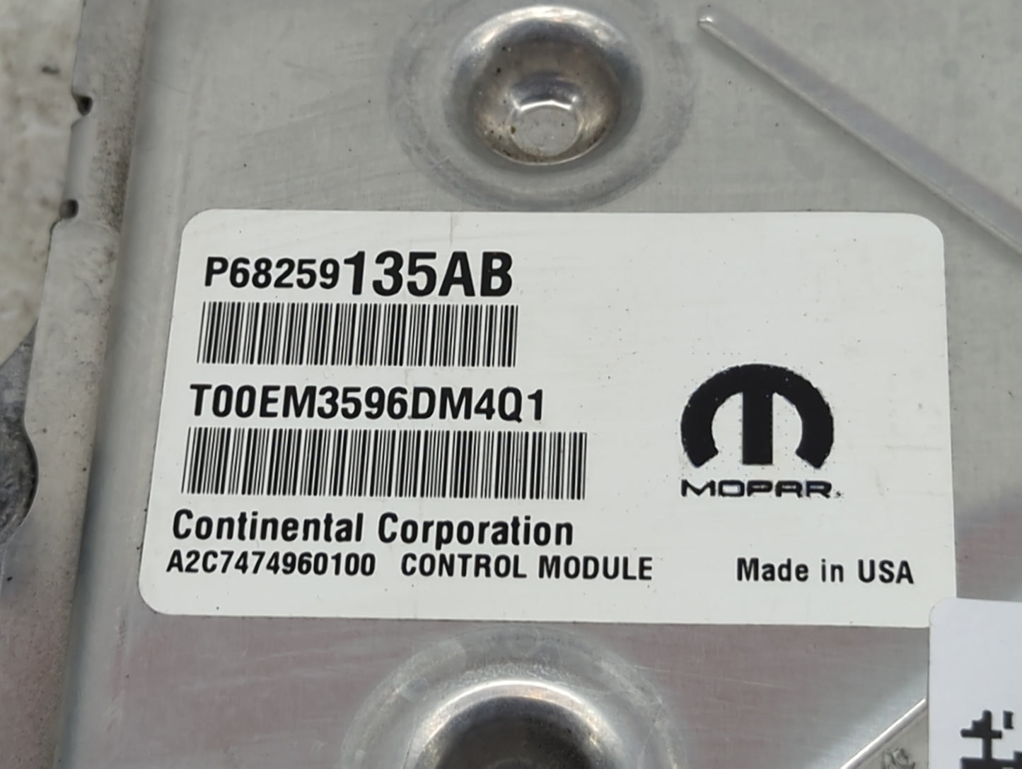 2016-2019 Dodge Journey PCM Engine Control Computer ECU ECM PCU OEM P/N:P68328245AB P68259135AB Fits Fits 2016 2017 2018 201
