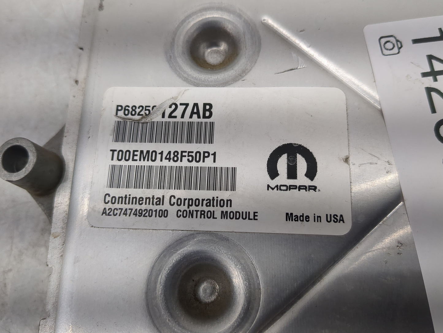 2016-2020 Dodge Journey PCM Engine Control Computer ECU ECM PCU OEM P/N:P68259127AB Fits Fits 2016 2017 2018 2019 2020 OEM U